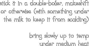 stick it in a double-boiler,