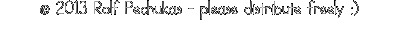 � 2013 Rolf Pechukas -